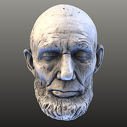 Lincoln Life Mask (Mills) Laser Scan